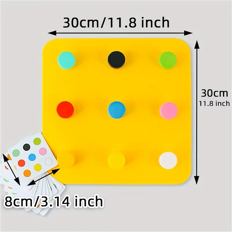 1-Set Felt Color Matching Toy – Soft Montessori Educational Matching Game for Toddlers - Image 4