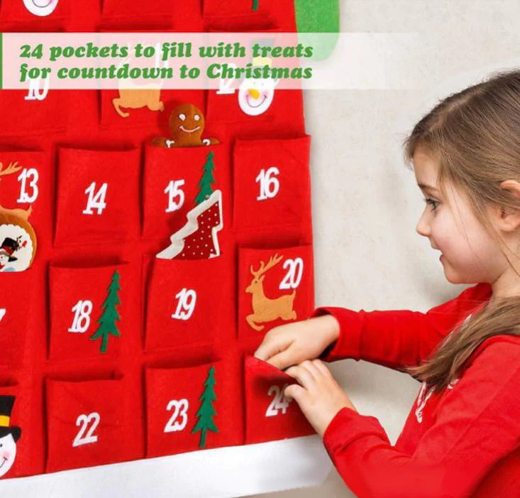 DIY Felt Snowman Advent Calendar – Hanging Countdown to Christmas for Kids - Image 3