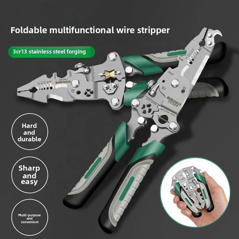 18-in-1 Folding Multi-Tool Pliers – Portable Stainless Steel Survival Tool - Image 2