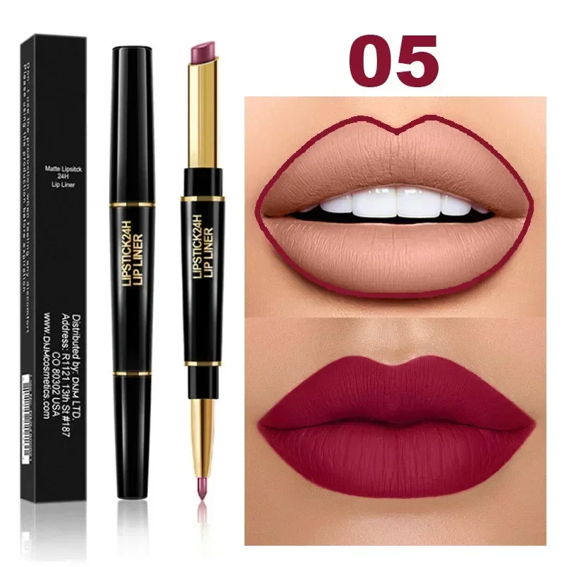 2-in-1 Waterproof Lipstick + Lip Liner - Image 10