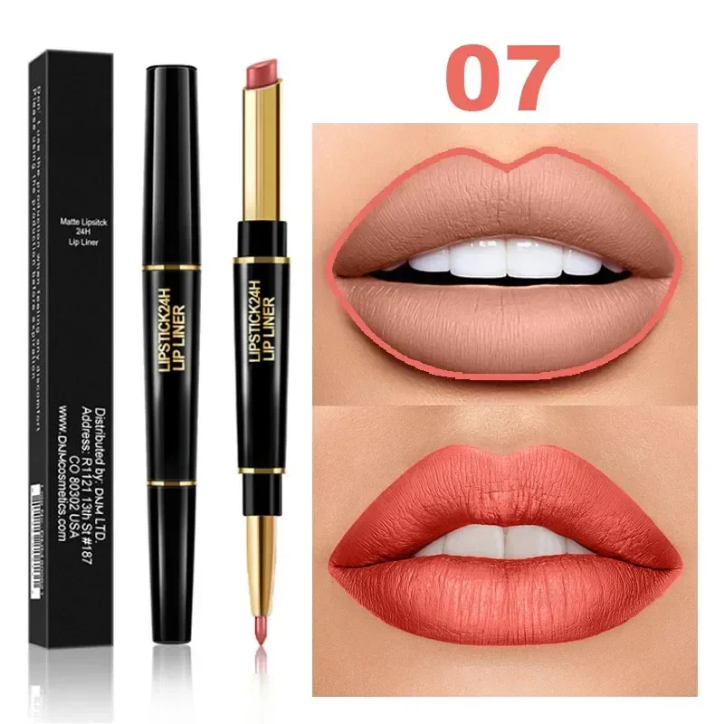 2-in-1 Waterproof Lipstick + Lip Liner - Image 12