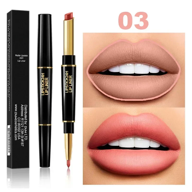 2-in-1 Waterproof Lipstick + Lip Liner - Image 8