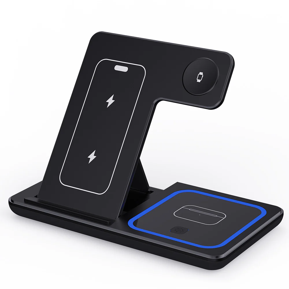 3 in 1 Folding Wireless Charging Station - Image 5