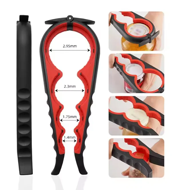 4-in-1 Multifunction Can & Bottle Opener - Image 2