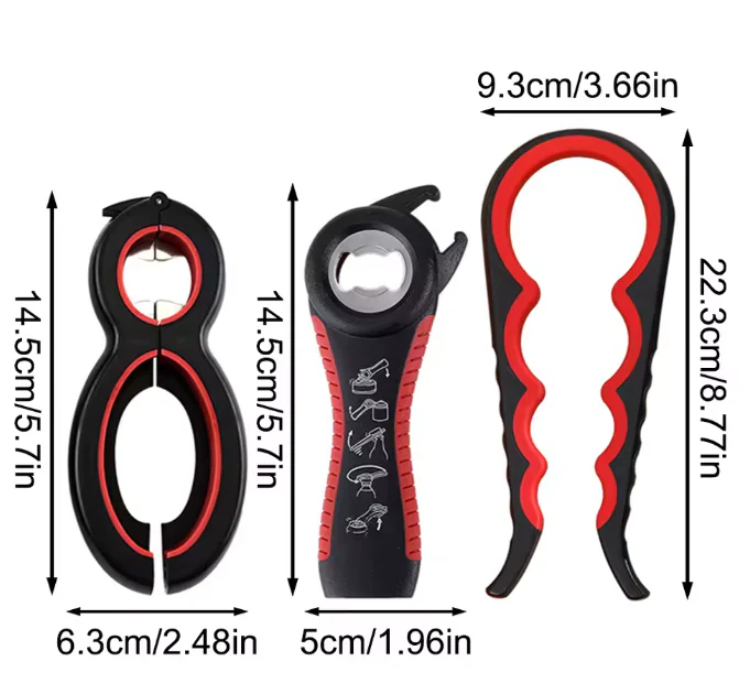 4-in-1 Multifunction Can & Bottle Opener - Image 4