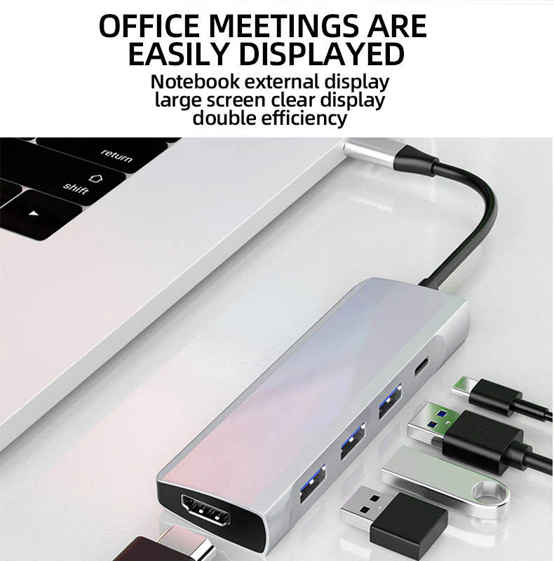 5-in-1 Ultra-Slim USB 3.0 Hub with SD/TF Card Reader - Image 5