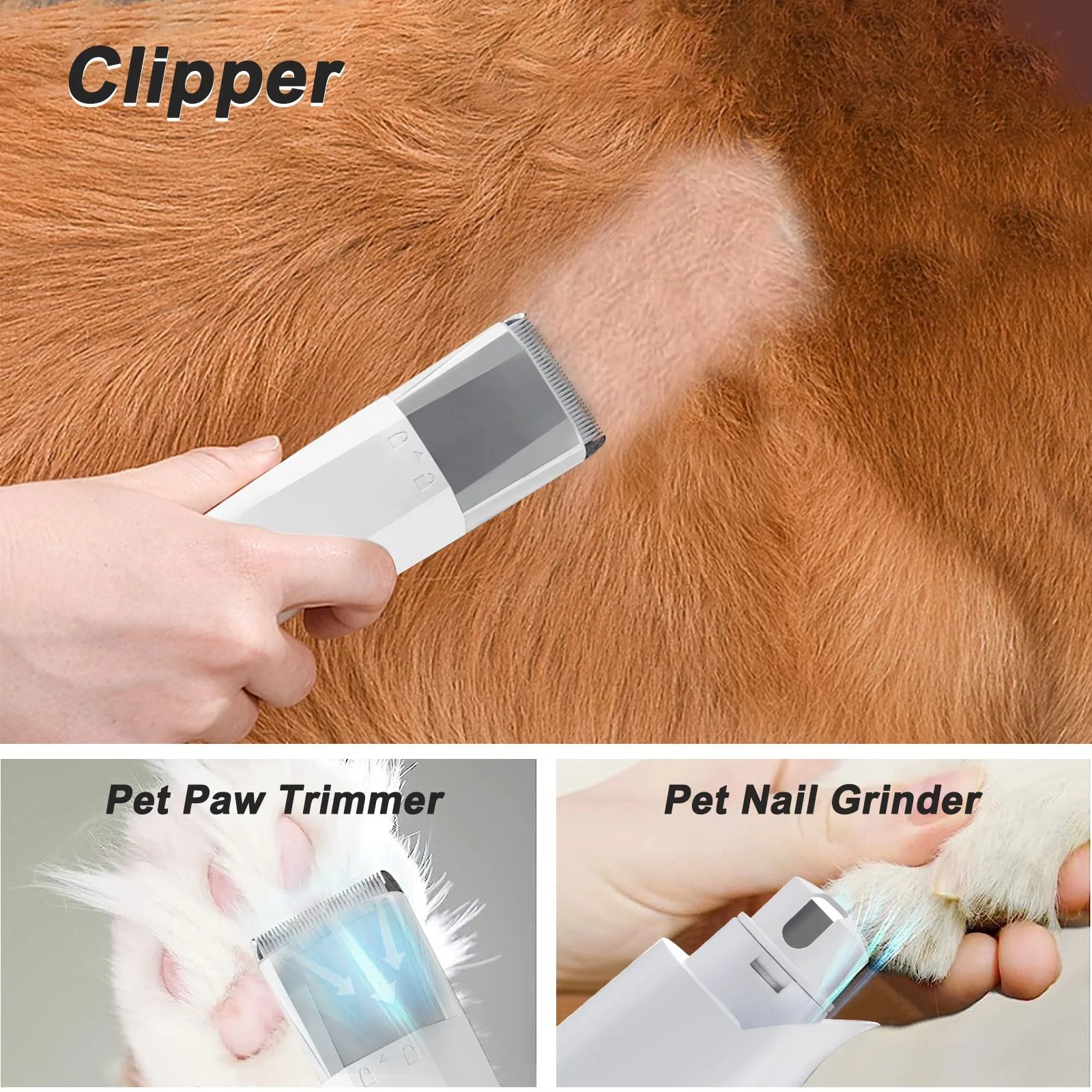 7-in-1 Pet Grooming Vacuum – Dog/Cat De-shedding Brush, Comb & Hair Remover with Suction - Image 4