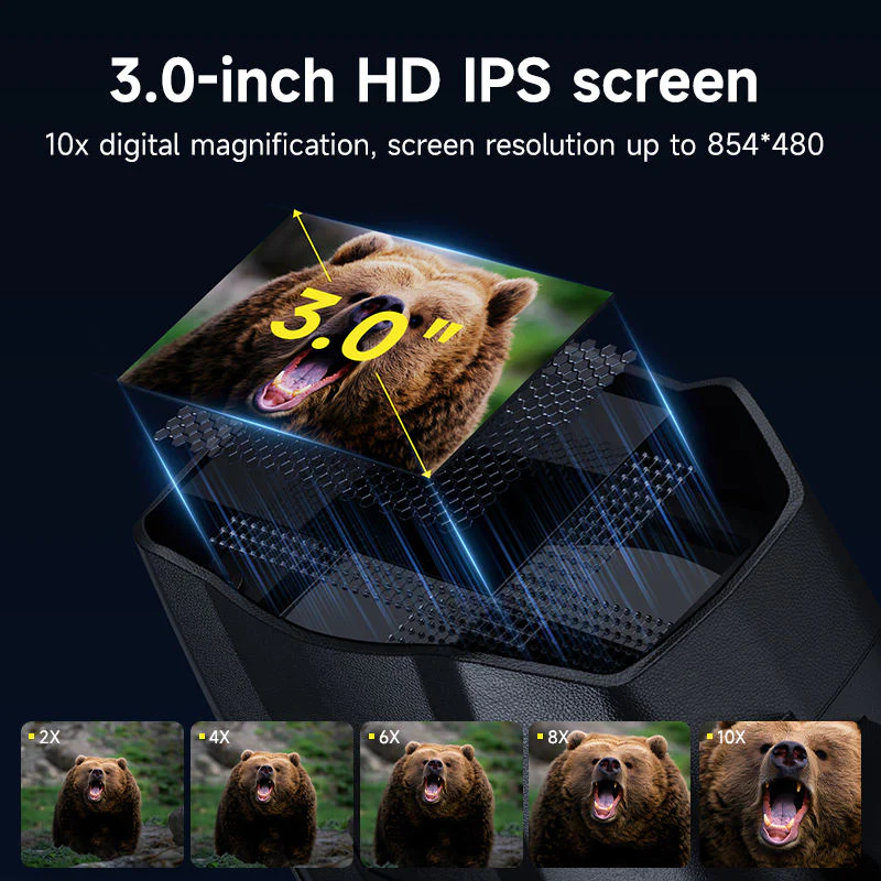 800m 10X Zoom Digital Camera Infrared Binoculars - Image 5