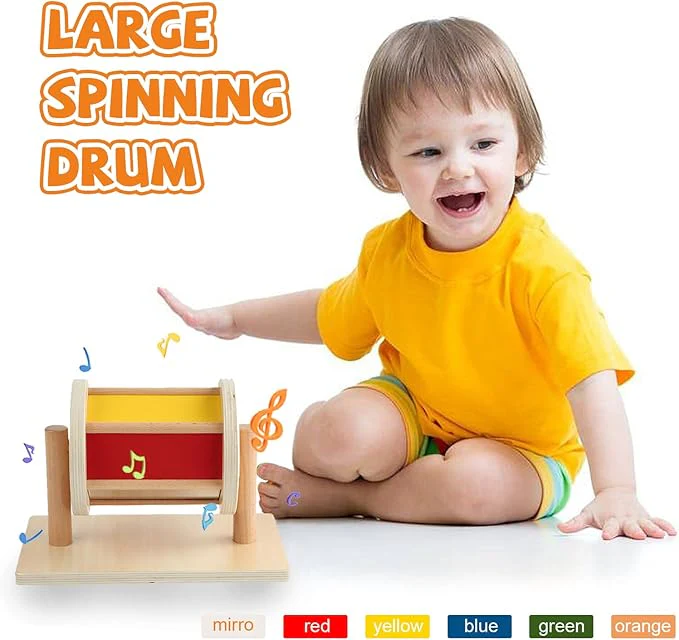 Adena Montessori Full‑Size Spinning Drum - Image 4