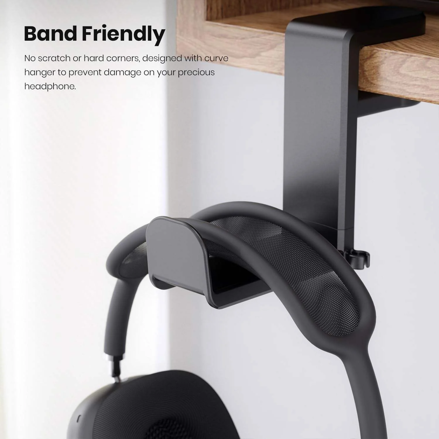 Adjustable Clamp-On Rotating Headphone Stand – 10–42mm Desk Mount - Image 6