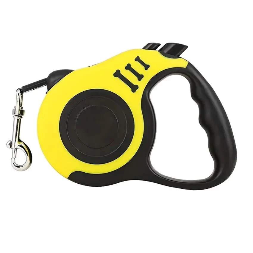 Automatic Retractable Dog Leash with Nylon Belt & Grip Handle - Image 3