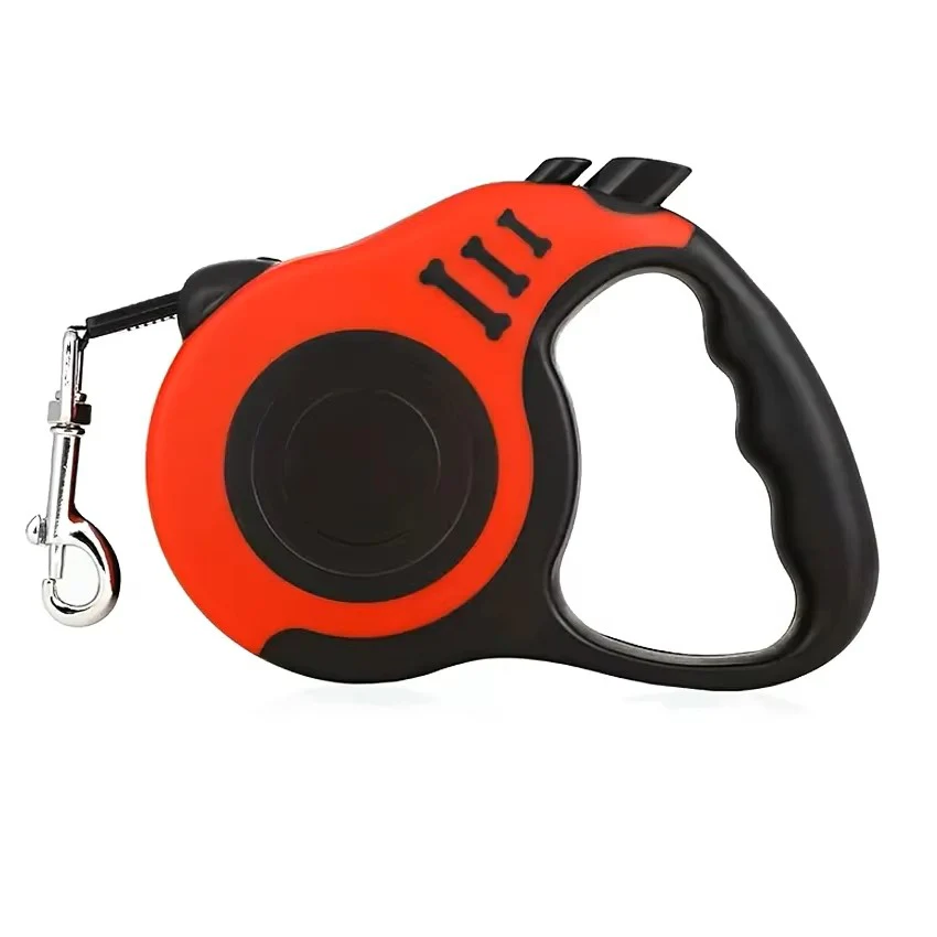 Automatic Retractable Dog Leash with Nylon Belt & Grip Handle - Image 4