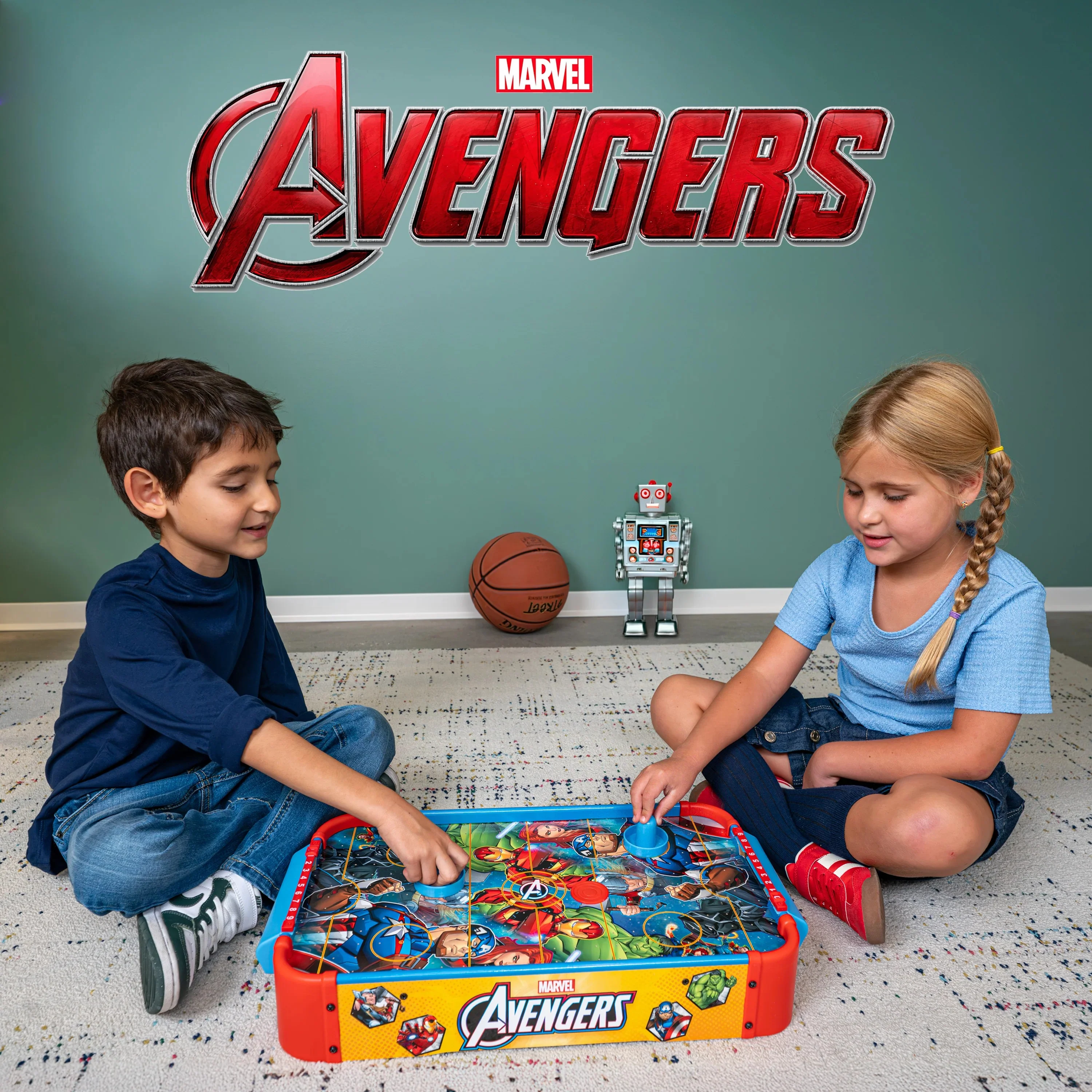 Avengers Wooden Electronic Air Hockey Table - Image 6
