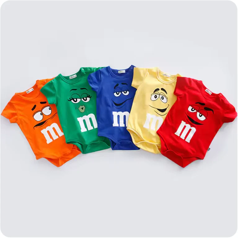 Baby Cotton Romper – Short-Sleeve Jumpsuit for Newborns & Toddlers