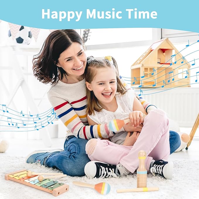 Baby Musical Instruments Set – Wooden Montessori Toys - Image 7