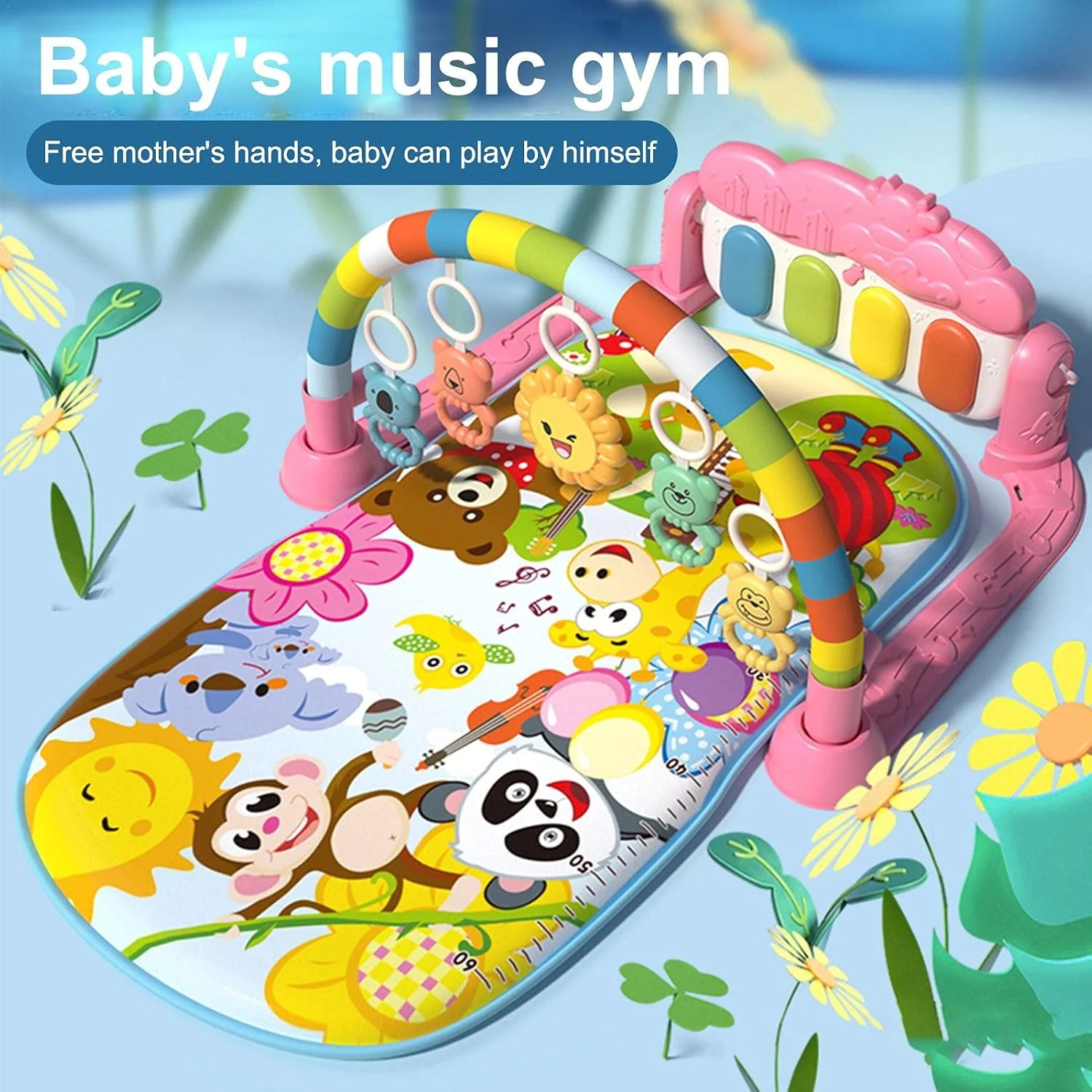Baby Play Gym – Soft Padded Activity Mat for Sensory Development - Image 3
