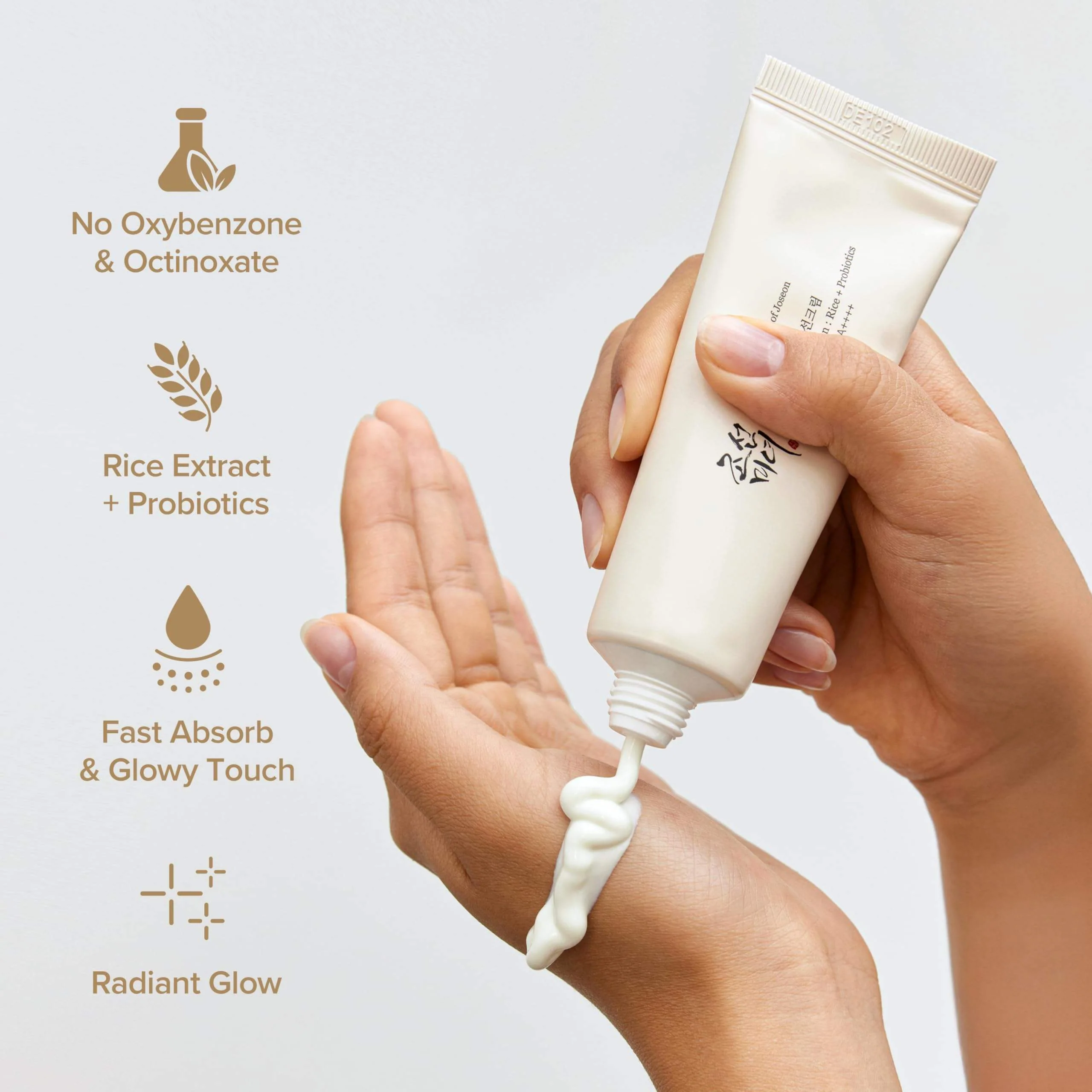 Relief Sun SPF 50 Sunscreen – Lightweight Korean Skincare with Rice Extract & Probiotics, Hydrating UV Protection, Made in Korea - Image 4
