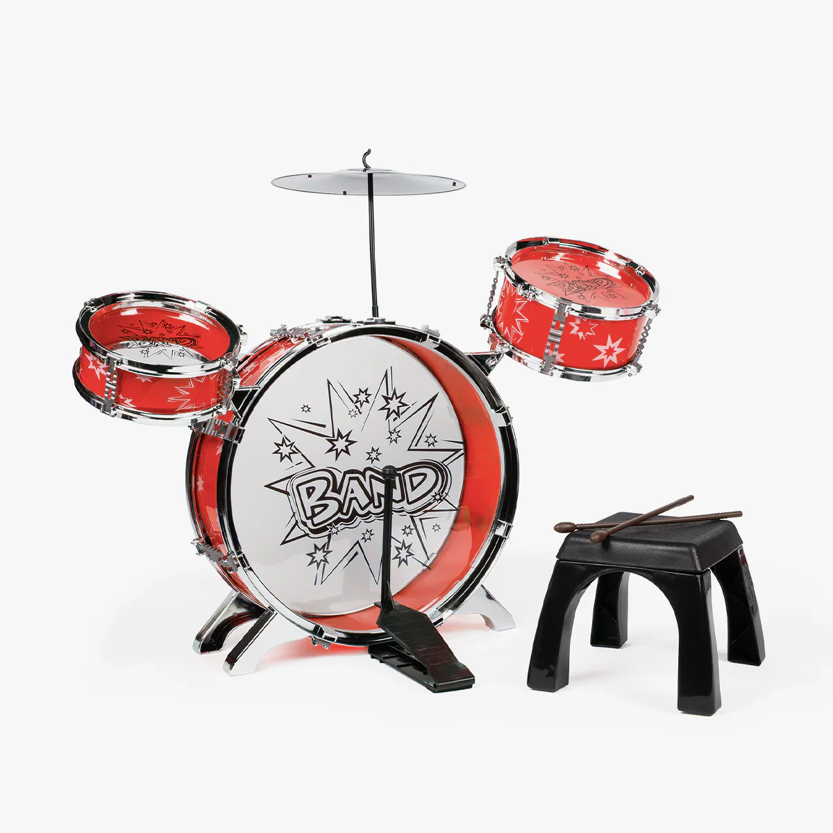 Big Band Kids Drum Set – Complete Beginner Drum Kit