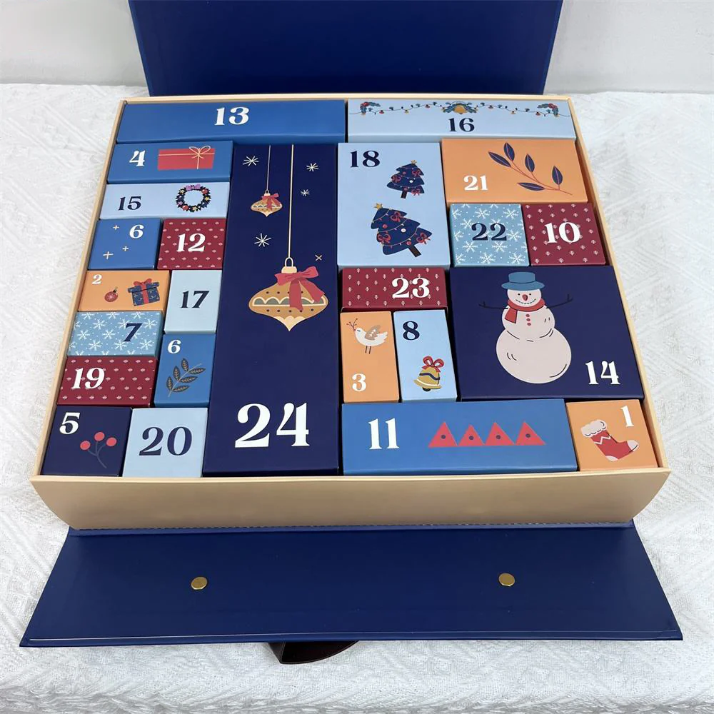 Christmas Advent Calendar Box Set – DIY Holiday Countdown Gift Boxes - Image 3