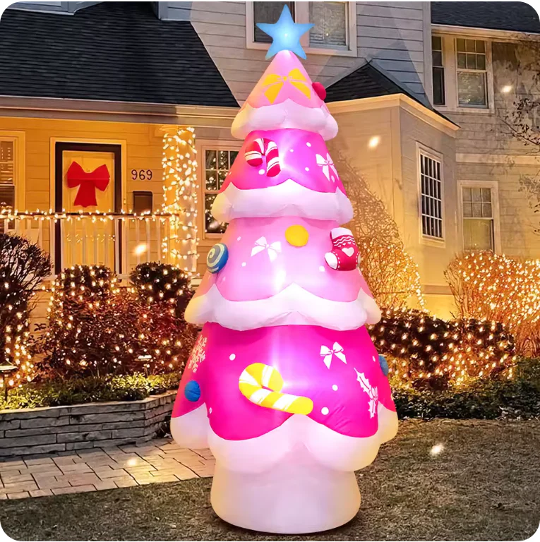 Christmas Inflatable Outdoor Decorations – LED Light-Up Centerpieces - Image 4