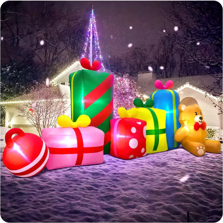 Christmas Inflatable Outdoor Decorations – LED Light-Up Centerpieces - Image 6
