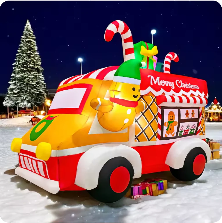 Christmas Inflatable Outdoor Decorations – LED Light-Up Centerpieces - Image 7