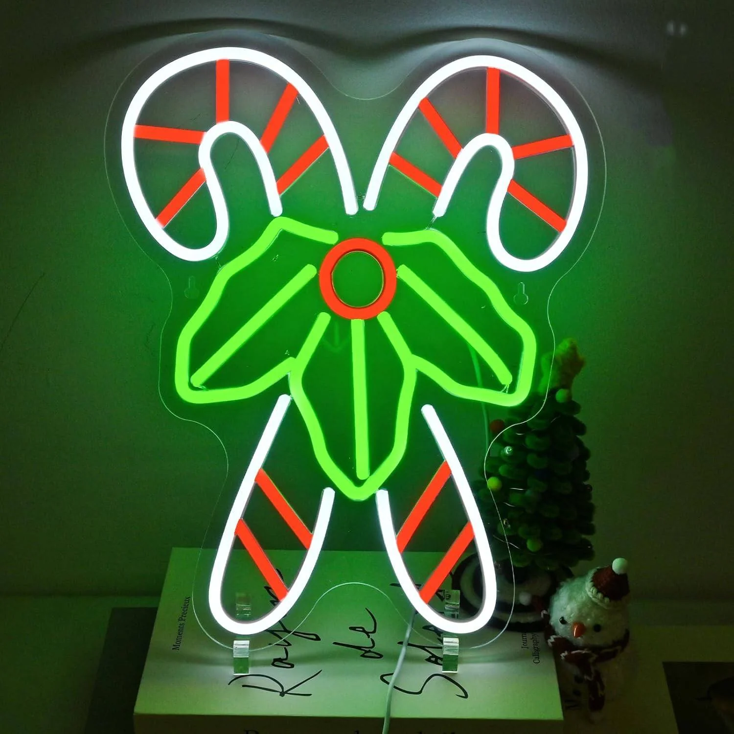 Christmas Neon Light Sign – USB-Powered LED Wall Decor - Image 2