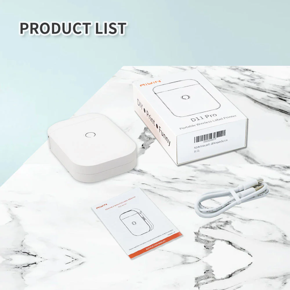 D11 Handheld Portable Bluetooth Label Printer – Mini Wireless Sticker Maker - Image 2