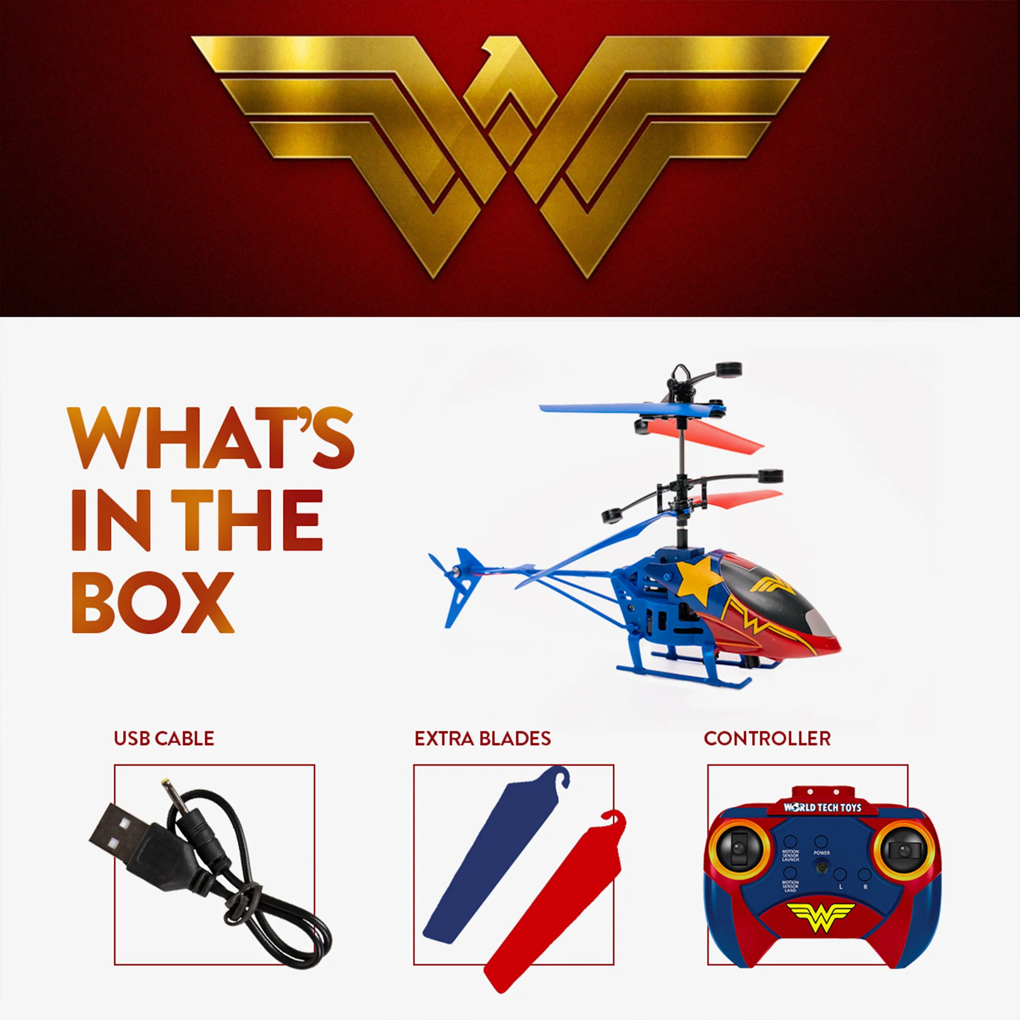 DC Superheroes 2CH IR RC Helicopter Series – Batman, Superman & Wonder Woman - Image 4