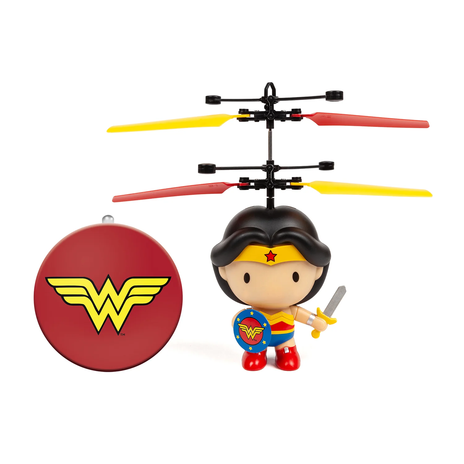 DC Superheroes 3.5" UFO Helicopter Series – Motion Sensor Flying Figures - Image 2