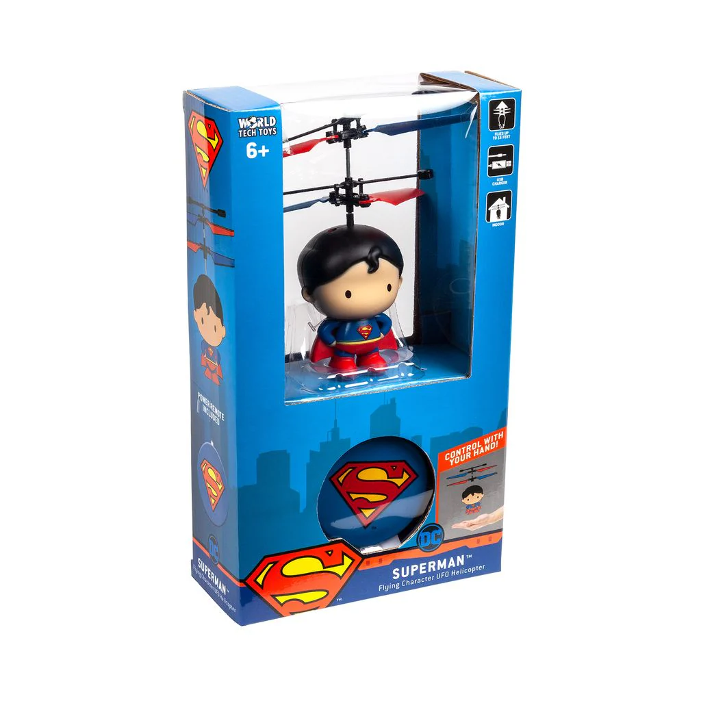 DC Superheroes 3.5" UFO Helicopter Series – Motion Sensor Flying Figures - Image 9