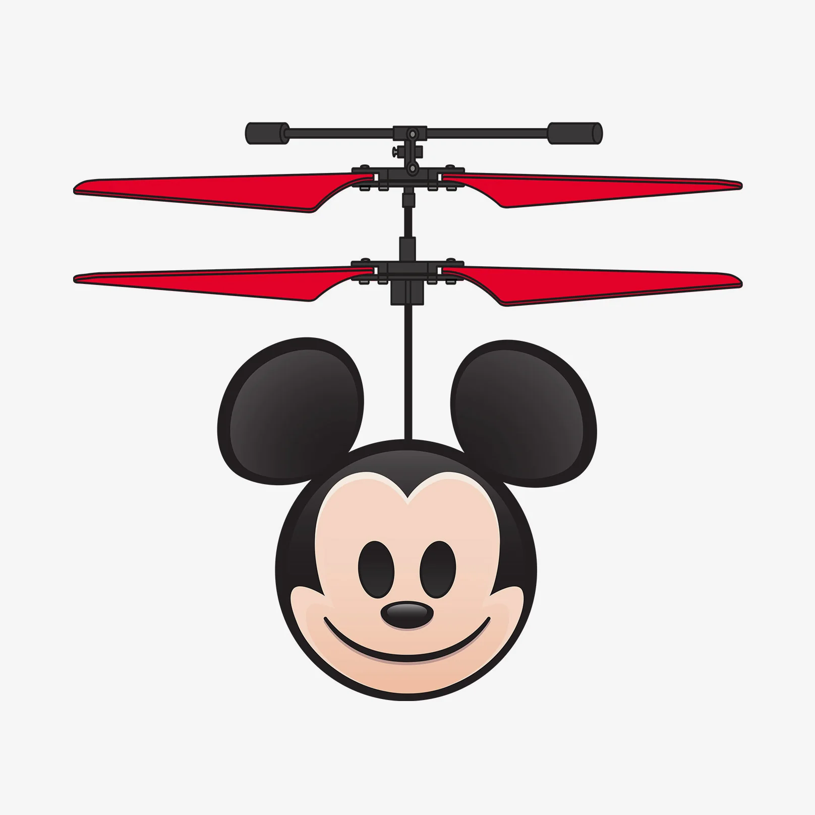 Disney Emoji Mickey Mouse IR UFO Ball Helicopter - Image 3