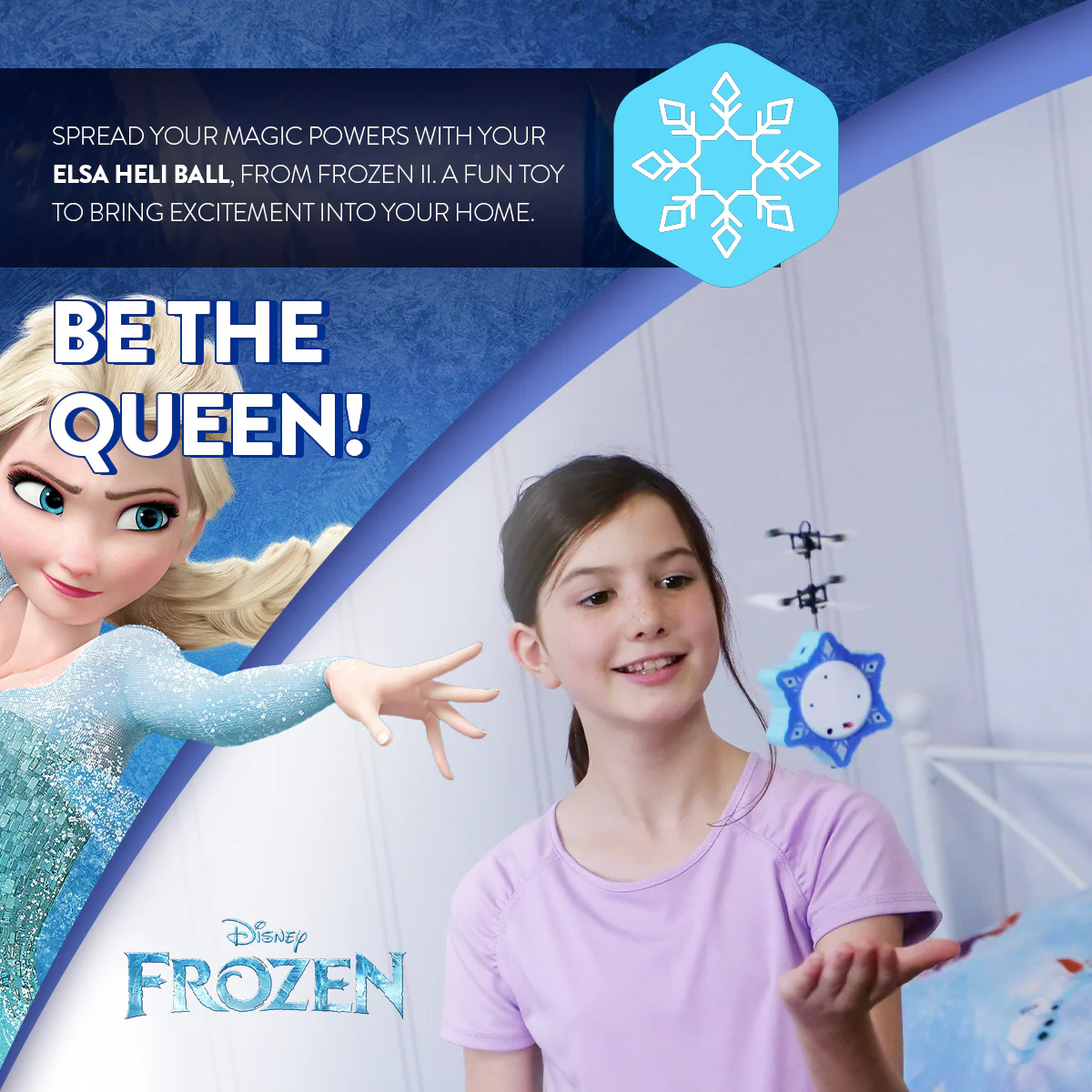 Disney Frozen Elsa Motion Sensing IR UFO Ball Helicopter - Image 5