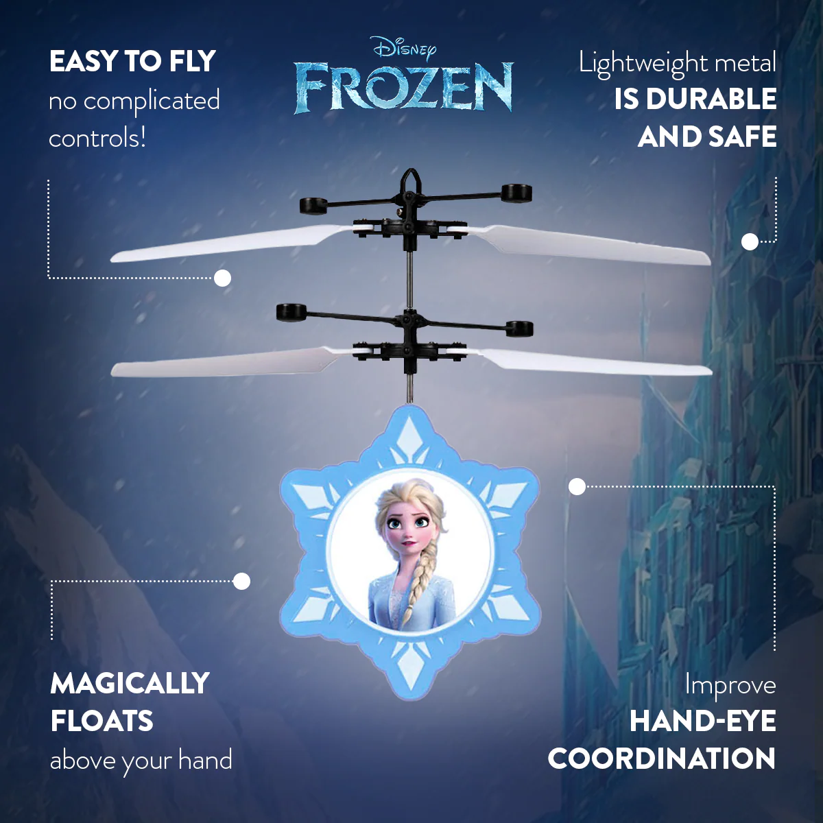 Disney Frozen Elsa Motion Sensing IR UFO Ball Helicopter - Image 6