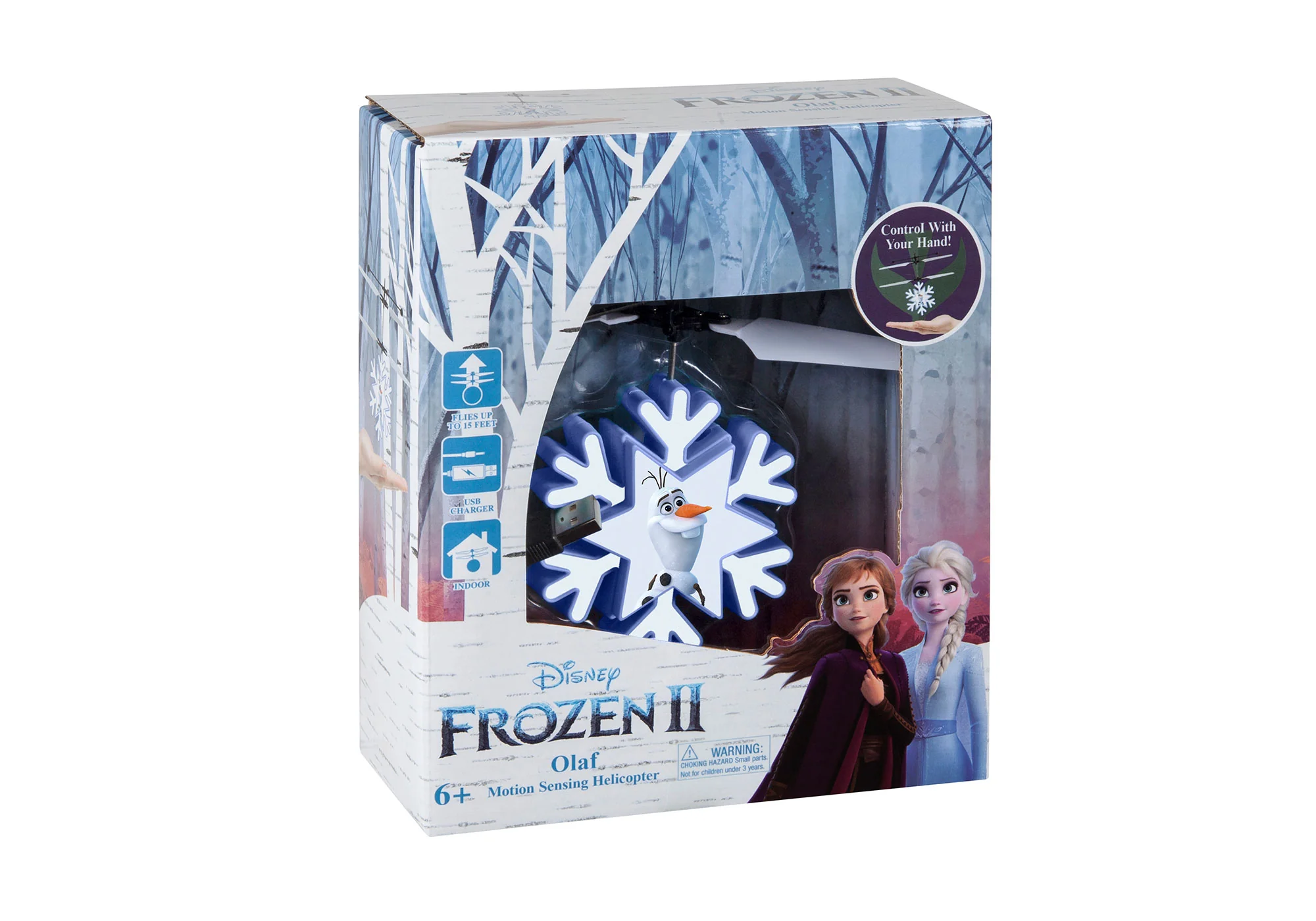 Disney Frozen Olaf Motion Sensing IR UFO Ball Helicopter - Image 2