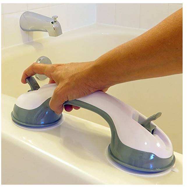 Dual-Locking Suction Cup Balance Assist Grab Bar – Wall & Door Support Handle for Bathroom & Shower - Image 5