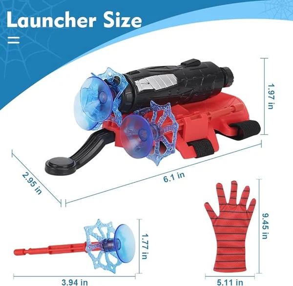 LED Flying Web-Shooter Toy for Kids – Interactive Wall Launcher - Image 8
