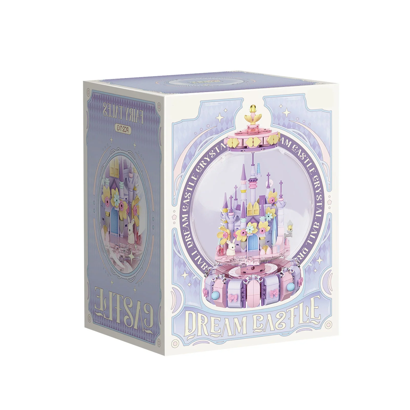 Enchanted Crystal Castle Building Set – Fantasy Rotating DIY Display Globe - Image 5