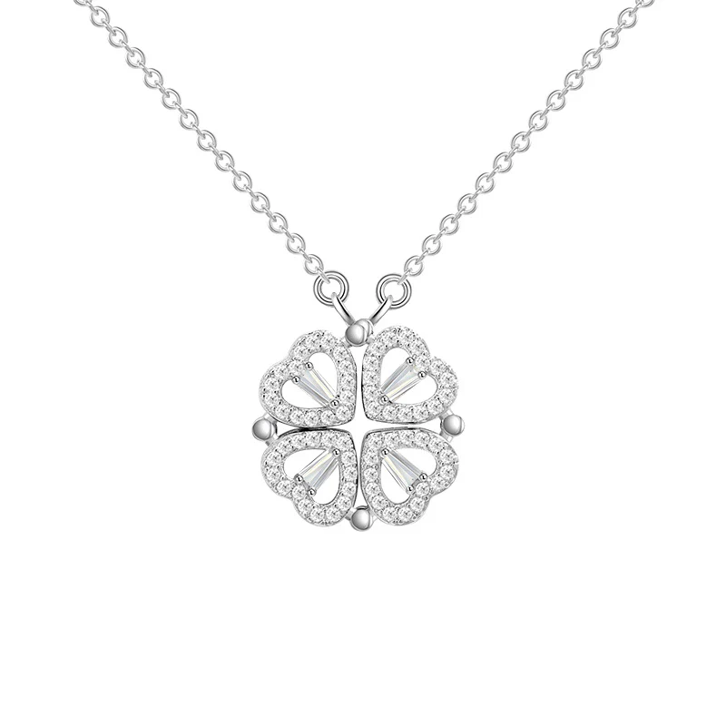 Four-Heart Clover Necklace - Image 6