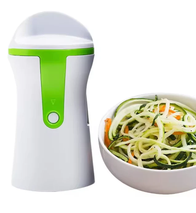 Handheld Spiral Vegetable & Fruit Slicer – Adjustable Kitchen Tool - Image 4