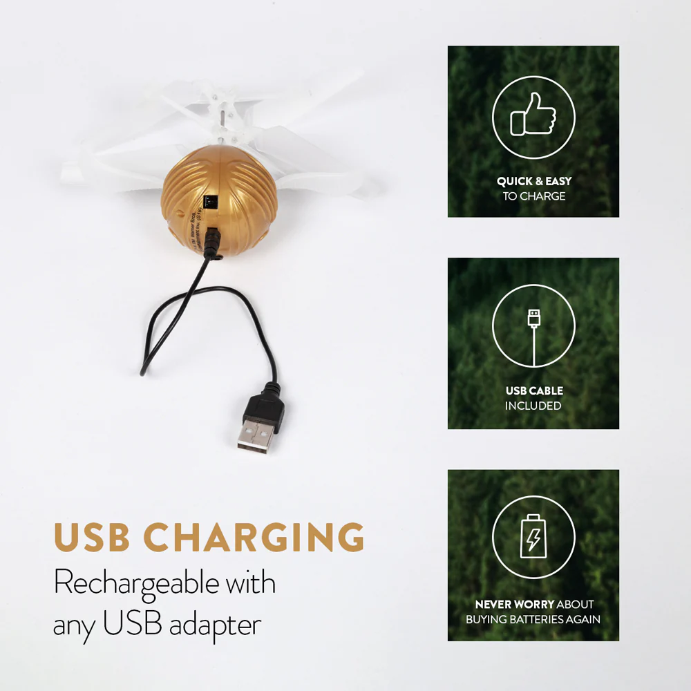 Harry Potter Golden Snitch IR UFO Ball Helicopter - Image 7