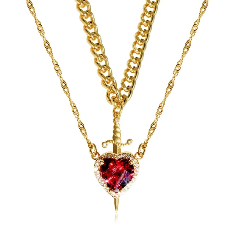 Heart & Sword Necklace - Image 5