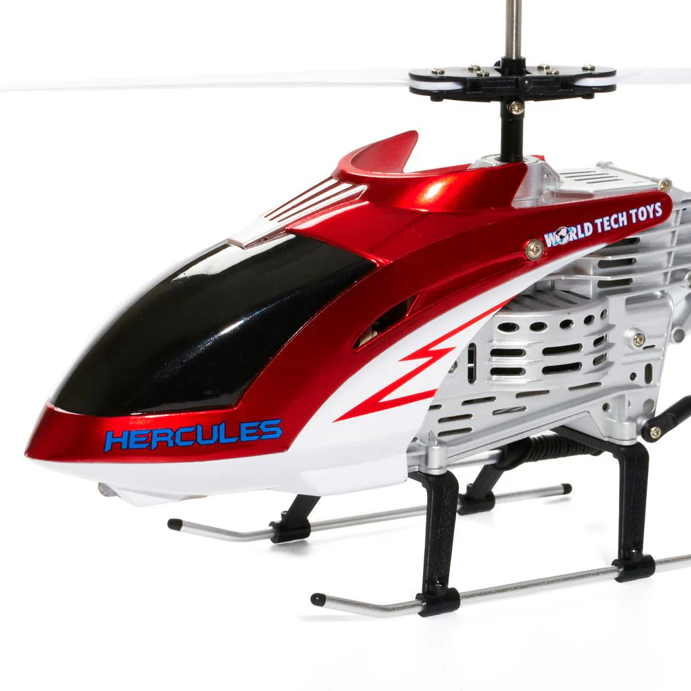 Hercules 3.5CH Gyro Helicopter – Unbreakable Remote Control Helicopter with LED Lights and USB Recharge - Image 8