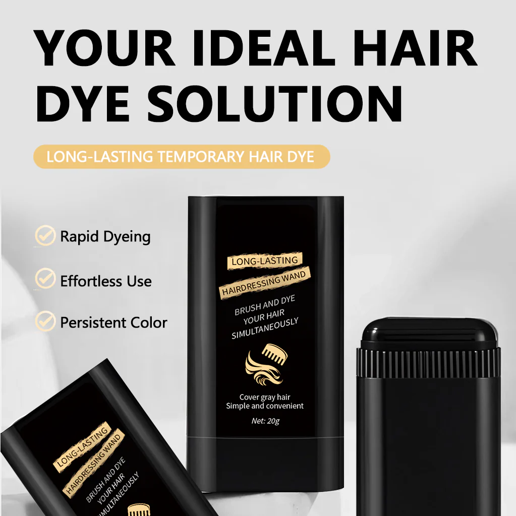 Instant Gray Root Touch-Up Hair Dye Stick – Temporary Hair Color Pen - Image 3