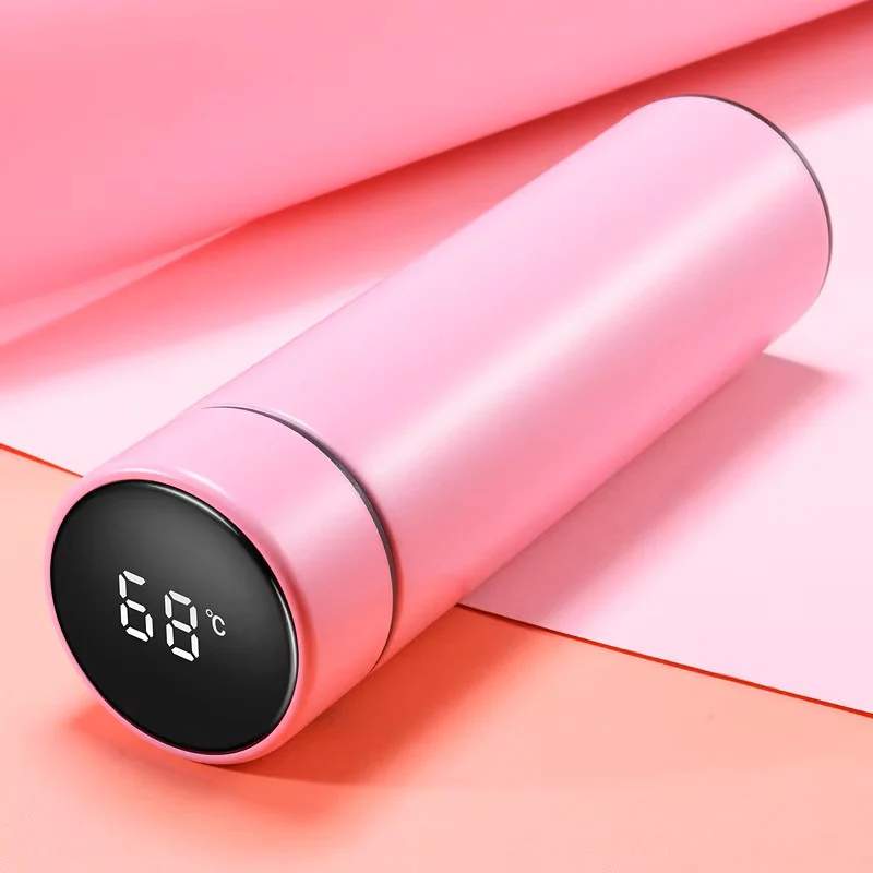 Intelligent 500 ml LED Display Temperature Stainless Steel Water Bottle – Smart Thermal Flask - Image 8