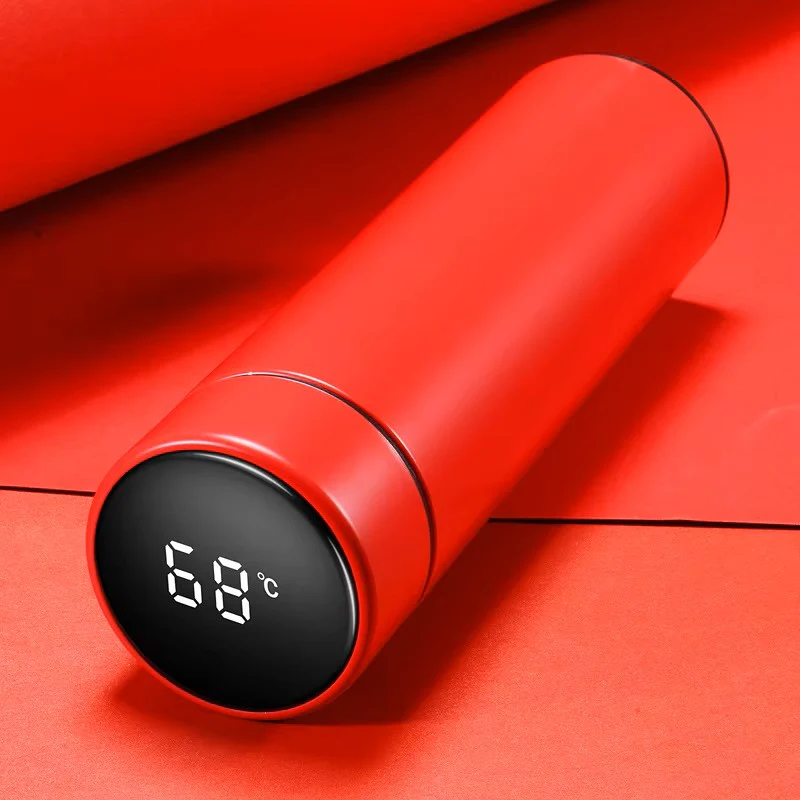 Intelligent 500 ml LED Display Temperature Stainless Steel Water Bottle – Smart Thermal Flask - Image 9