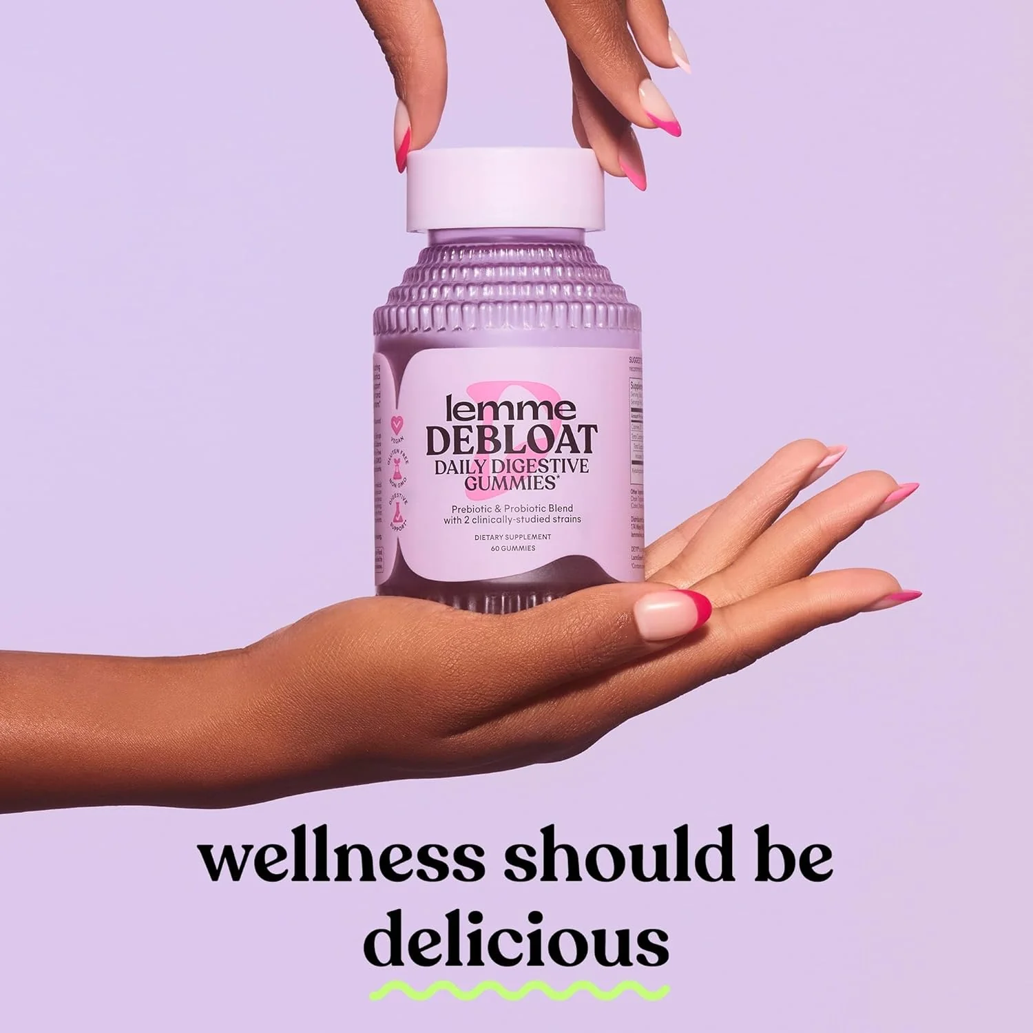 Lemme Debloat Daily Digestive Gummies – Blackberry - Image 2