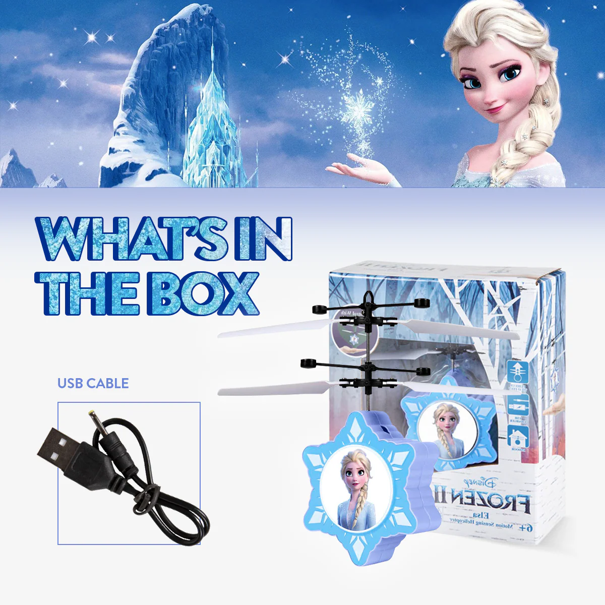 Magical Princess LED Flying Ball Toy for Kids - Image 3