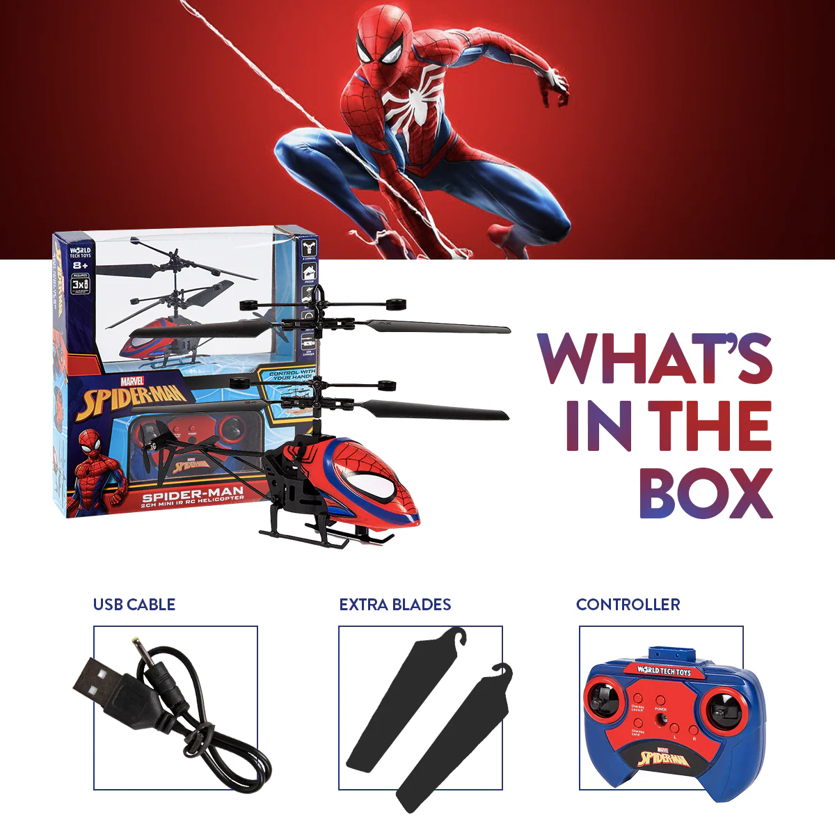 [Marvel] Spider-Man 2CH Remote Control Helicopter - Image 2