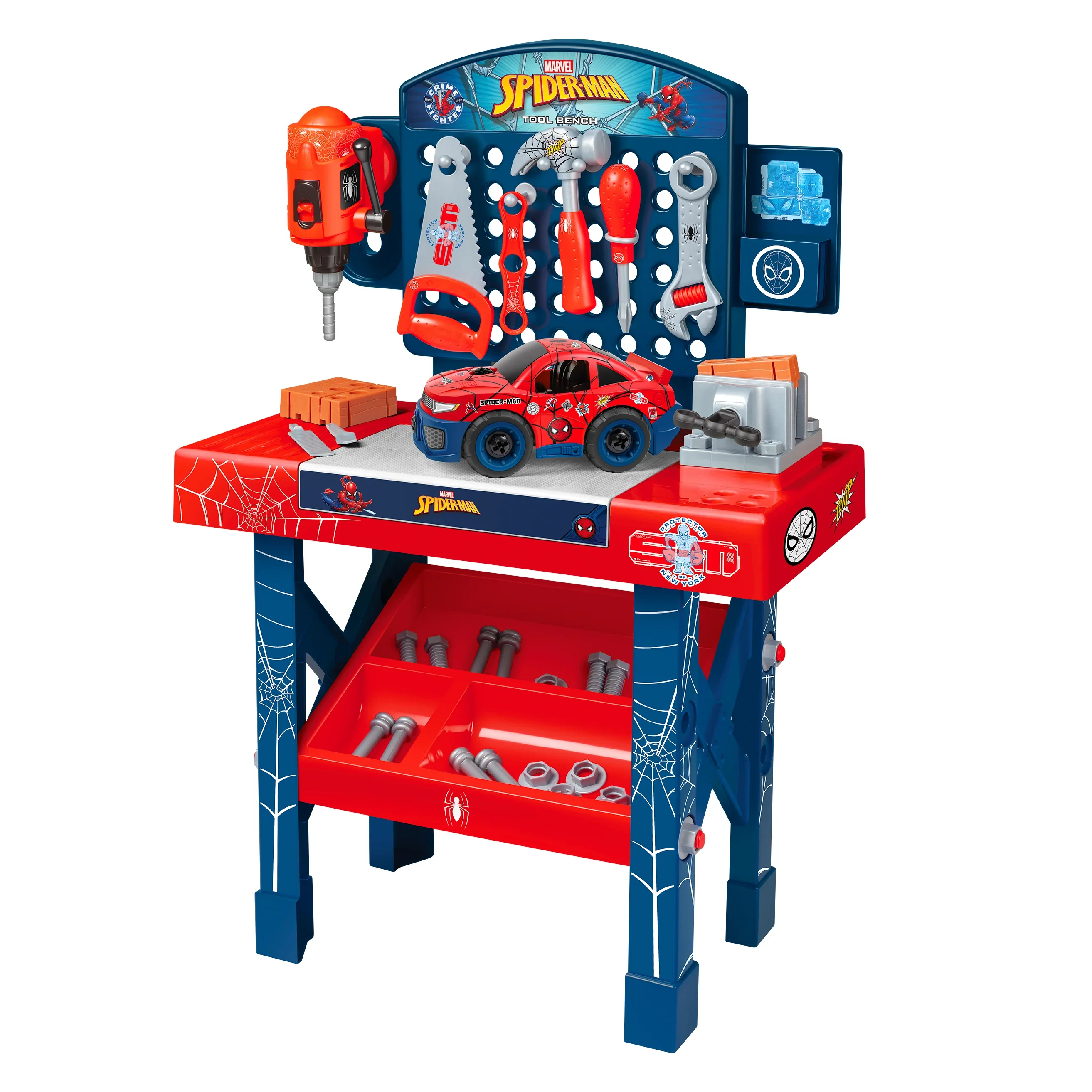 [Marvel] Spider-Man Tool Bench Playset with Take-Apart Car - Image 10